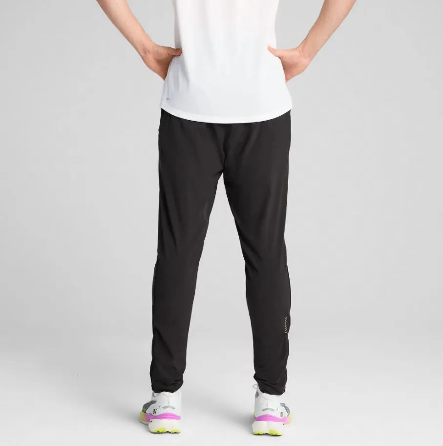 Pantaloni pentru bărbați Puma M Run Velocity Tapered Pant negru