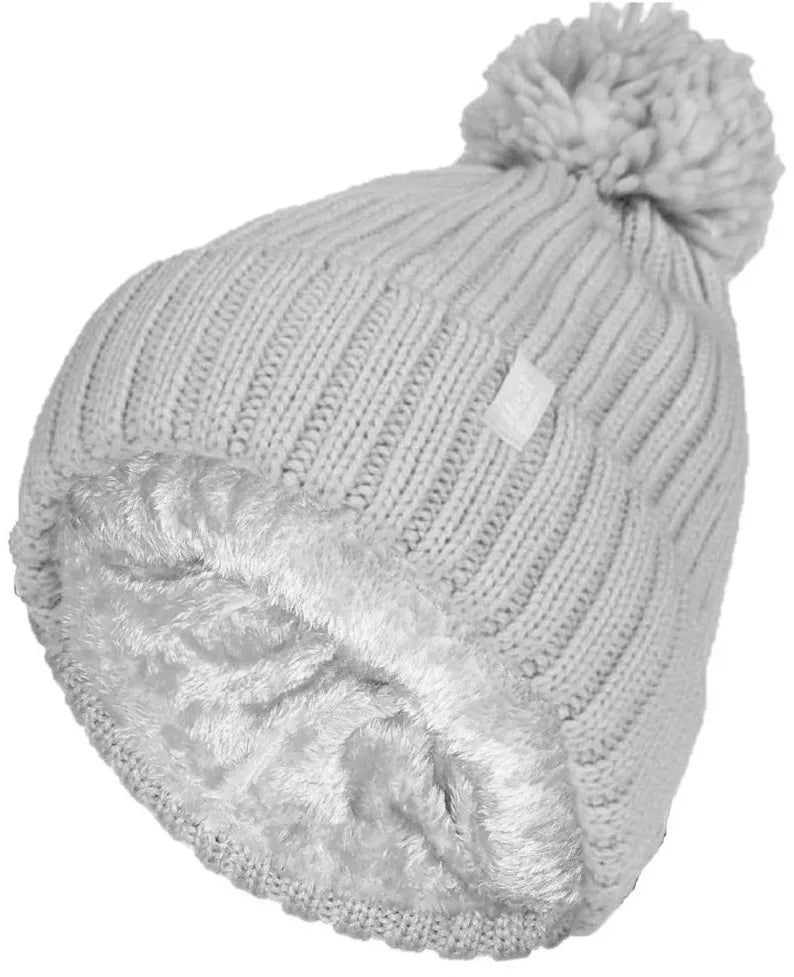 Chapéu de inverno feminino com suporte para calor arden cinza claro