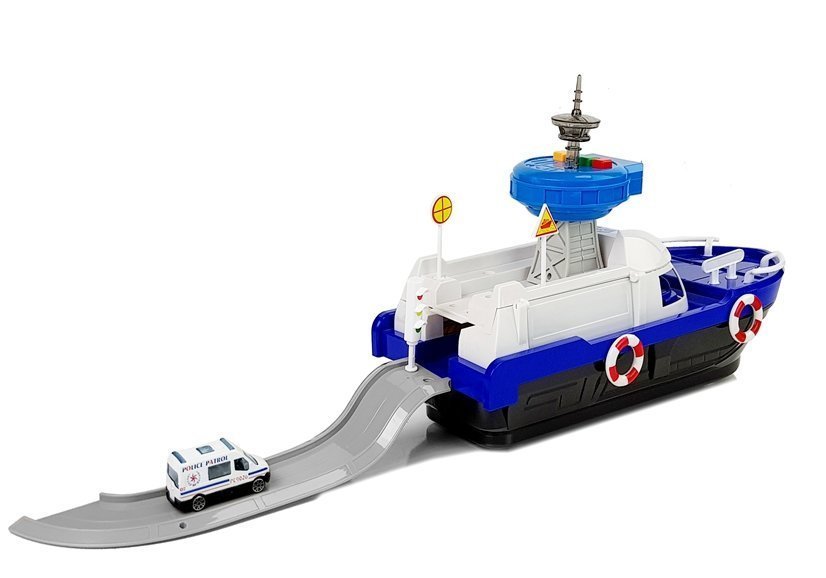 Police Transport Boat With Cars Sounds And Lights