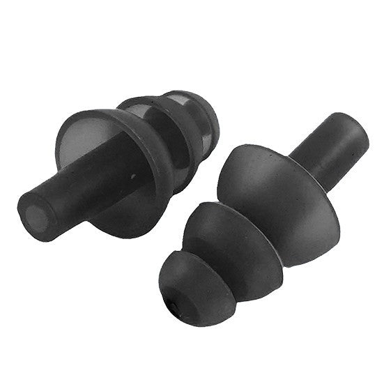 Set Tapones Oídos Silicona Silfix Negro