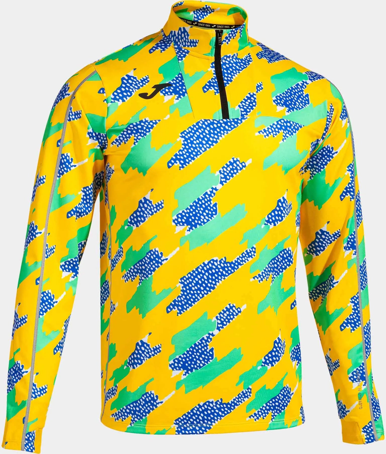 Joma supernova iii cipzáras pulóver fekete-fluor zöld sárga m