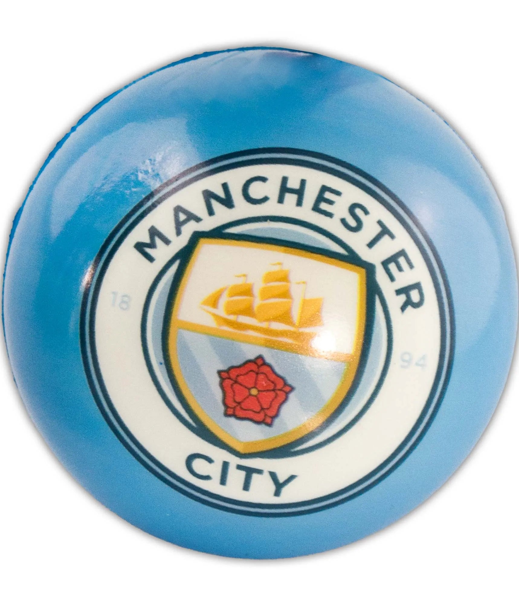 Mini Foam Bal Man City Unisex Mcfc Fw Mascot Mini Foam Bal Blauw