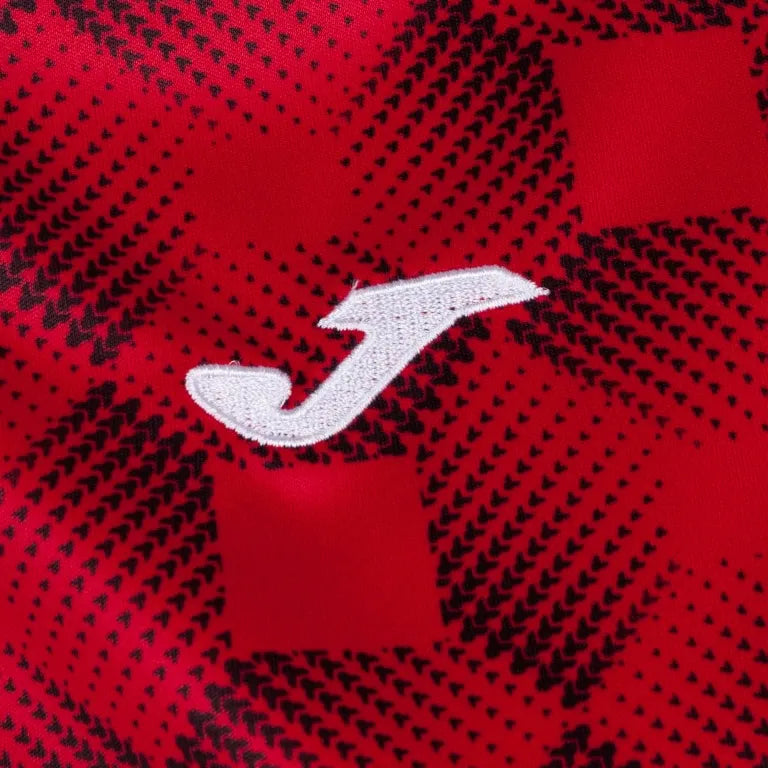 Camisa feminina joma supernova iii sem mangas vermelho marinho xl