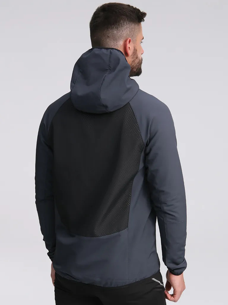 Męska kurtka softshell Loap Urcael w kolorze szarym