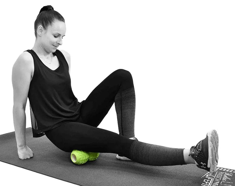 Minge de masaj twinsoft lifefit 18x10cm verde