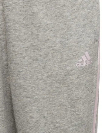 Tute da bambino Adidas Jr French Terry 3 Stripes Pantaloni Grigio Medio Grigio Calore