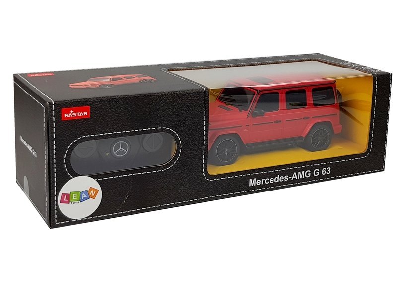 Samochód zdalnie sterowany Mercedes Amg G63 Rc Czerwony 1:24