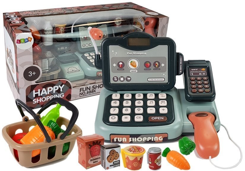 Cash Register Shop Kit With Microphone Sound Terminal
