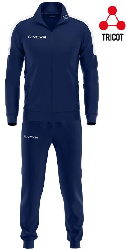 Givova Tuta Revolution Azul-blanco