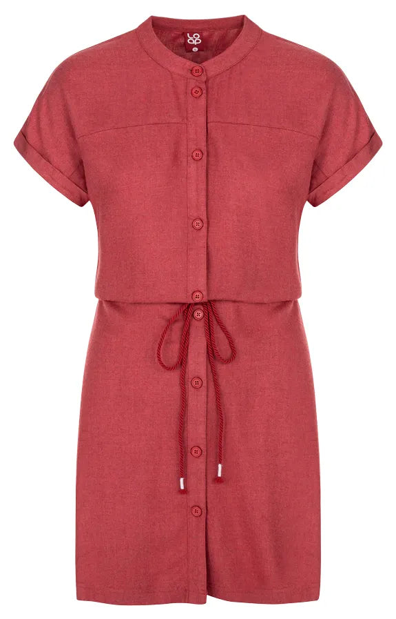 Vestido feminino com laço nella vermelho l