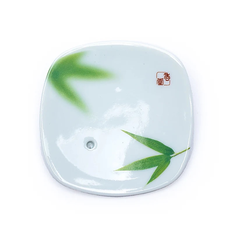 Quemador de incienso Yume No Yume Hoja de bambú - 8,2x1,2x8,2 cm
