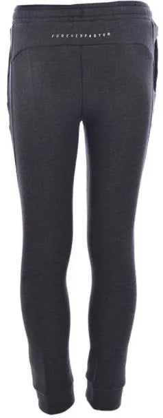 Detské teplákové súpravy puma tepláky tmavosivé heather junior black 140