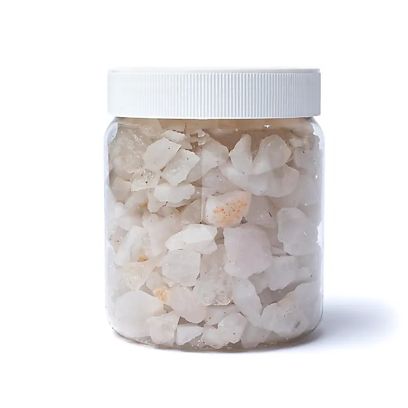 Milky Quartz Chips - ±0,5-1,5 cm; ±700g Set med 2 st