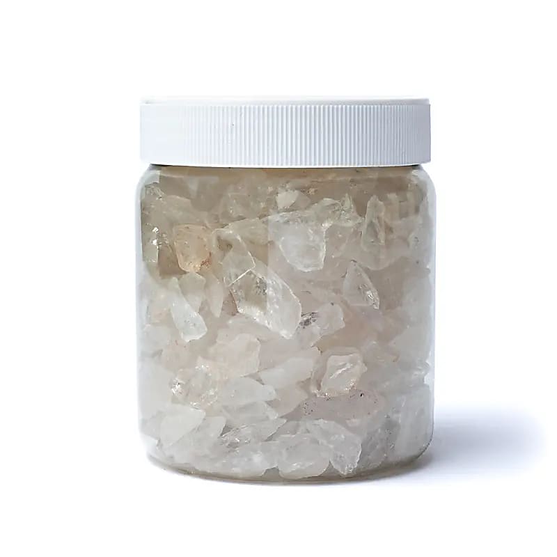 Bergkristallspån - ±0,5-1,5 cm; ±700g Set med 2 st