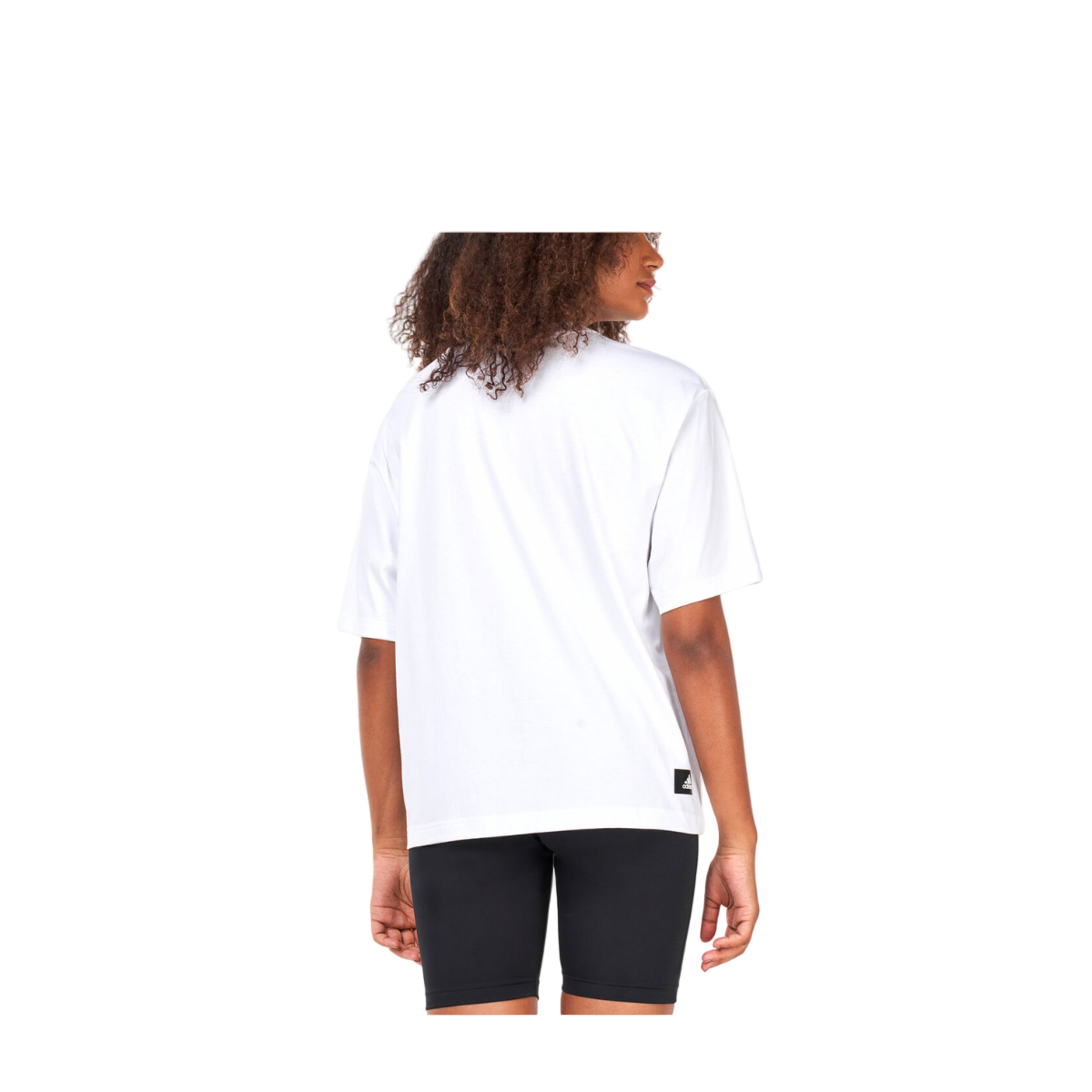 T-léine bhuachaill lógó mór le Adidas essentials