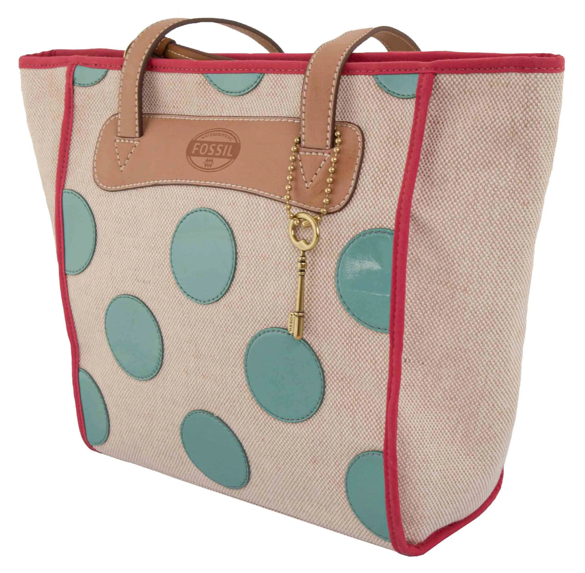 Дамска чанта Fossil Wmns Shoulderbag Key-per Crossbody Aqua Beige
