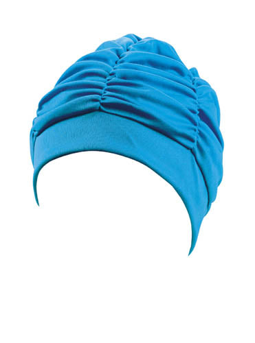 Bonnet de bain Beco pour femme | Tissu | Turquoises