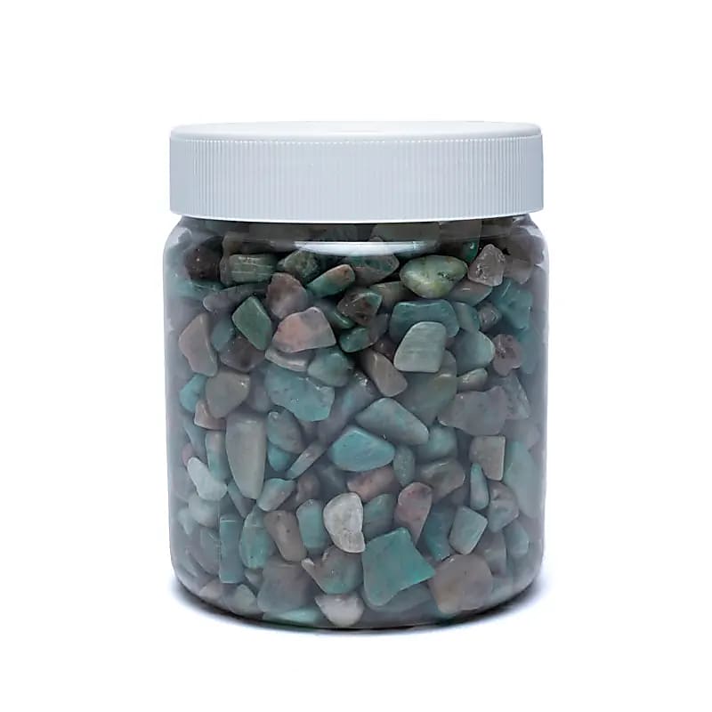 Amazonit Tumbled Stones A/b kvalita -- sada 2 ks - ±800 g; ±0,5-2,5cm