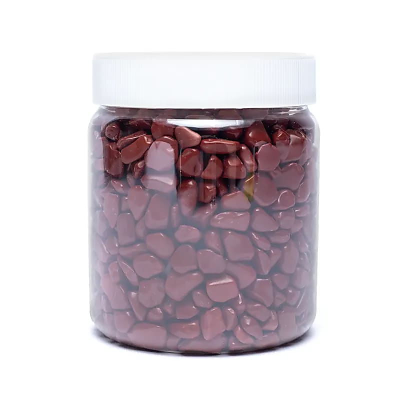 Röd jaspis tumlade stenar A/b kvalitet - ±800 G; ±0,5-2,5 cm
