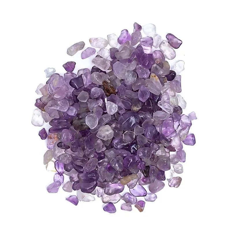 Amethyst Tumbled Stones A/b Quality - ±800g; ±0.5-2.5cm