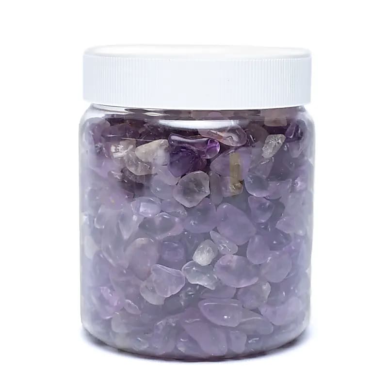Amethyst Tumbled Stones A/b Quality - ±800g; ±0.5-2.5cm