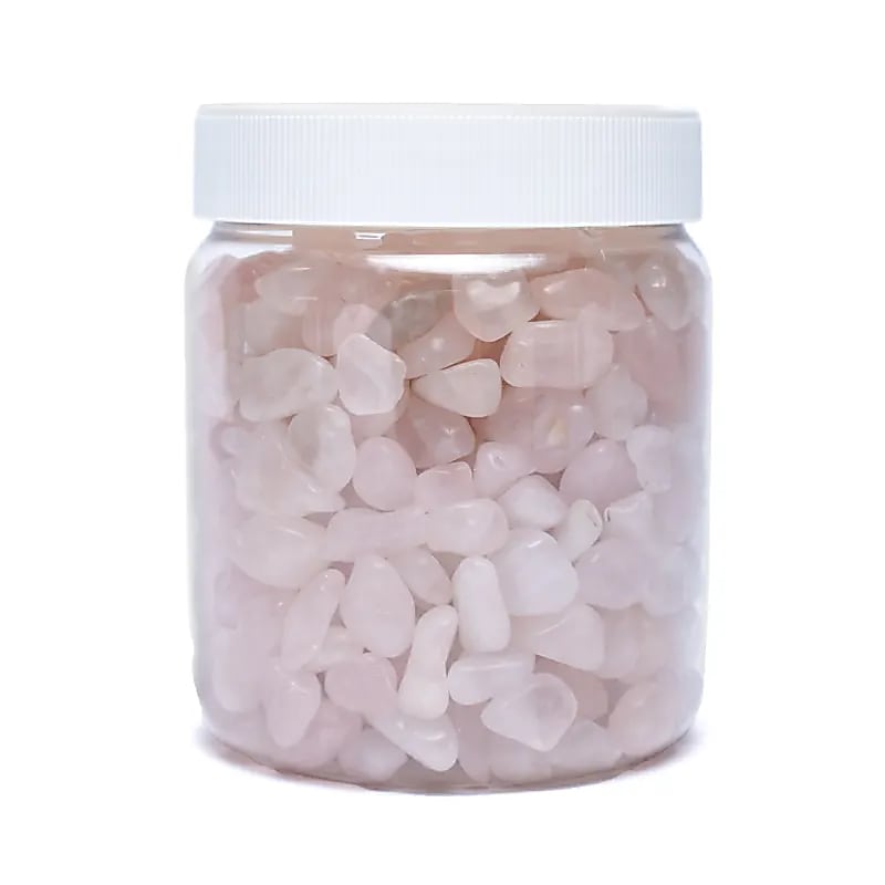 Rose Quartz Tumbled Stones A/b Quality - ±800 G; ±0.5-2.5 Cm