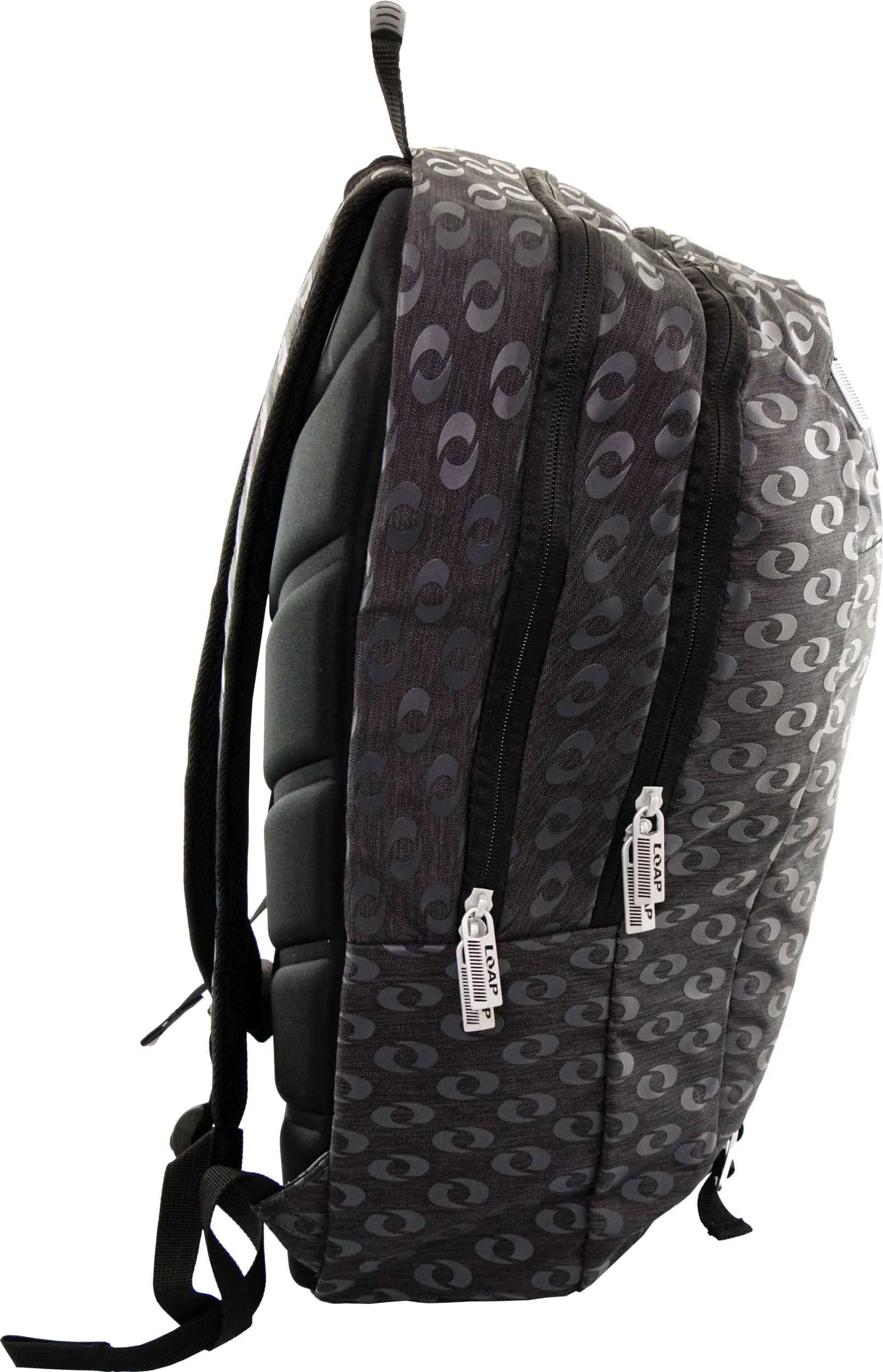 Lúb backpack uirbeach unic blk dubh