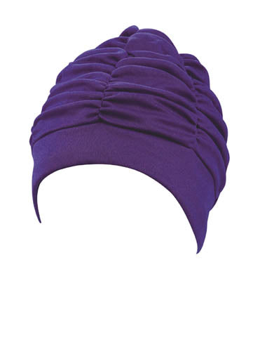 Gorro de natación Beco para mujer | Tela | Ajuste grande | Púrpura