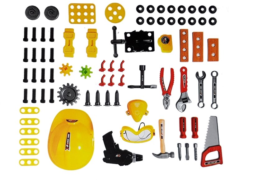 Diy Set For Batteries 3in1 Suitcase Workshop 85 Elements 56cm
