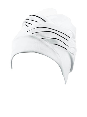 Gorro de natación mujer Beco Tejido Blanco/negro**