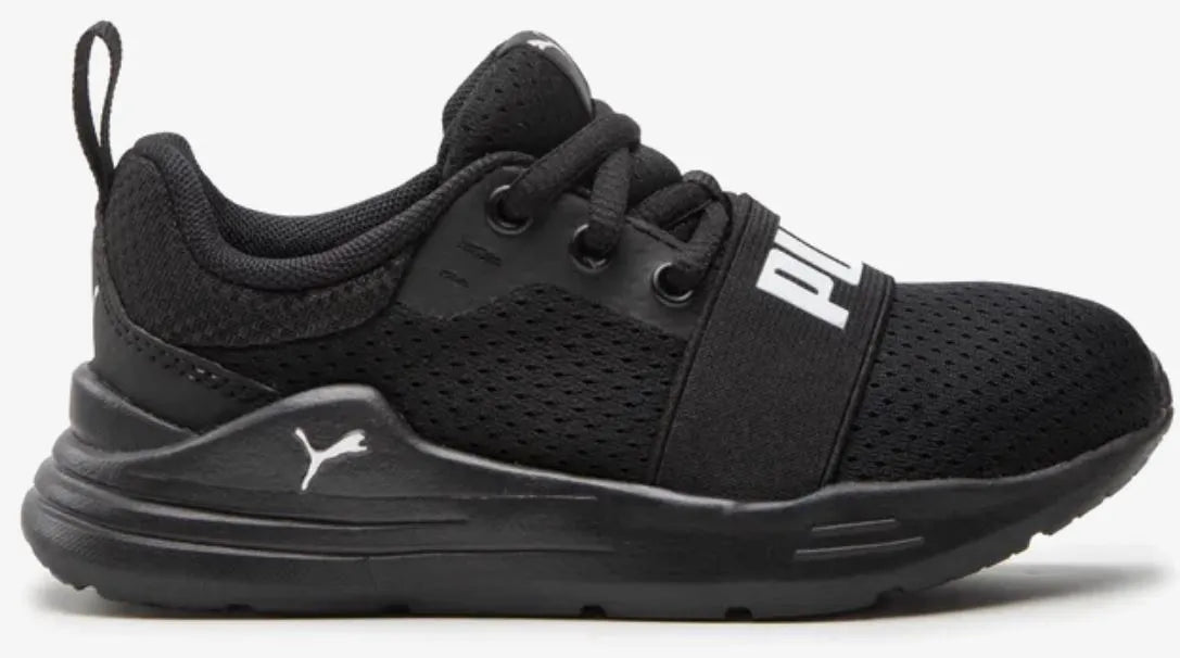Scarpe da bambino Puma Wired Jr. Textile Running Nere