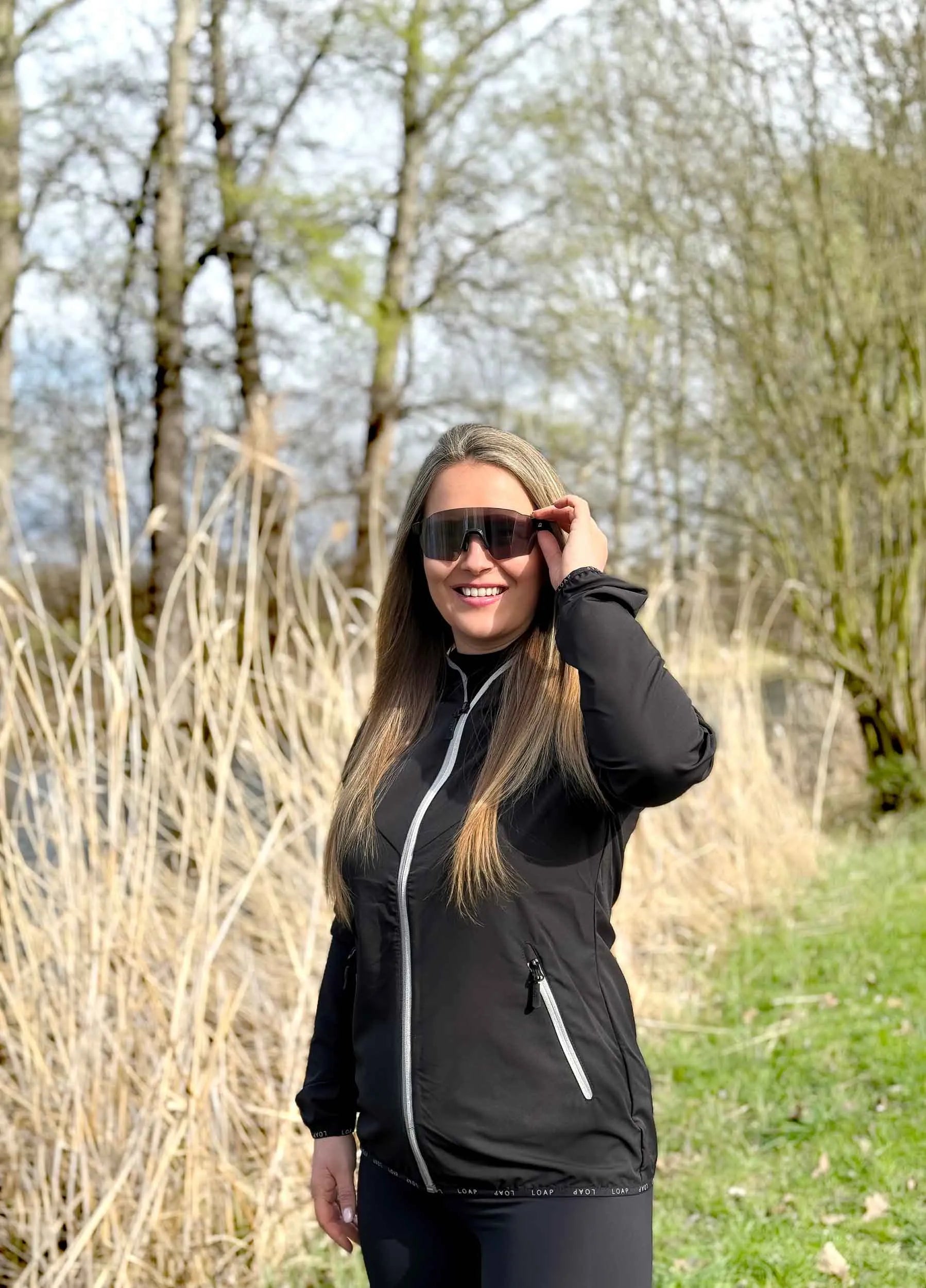 Softshell-jacka för damer urbeeka svart xs