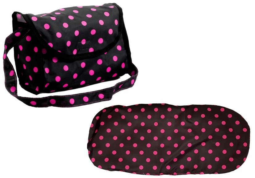 2in1 Stroller With Black And Pink Bag