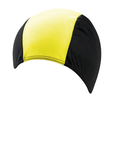 Gorro de natación Beco para hombre | Poliéster | Negro/amarillo/negro