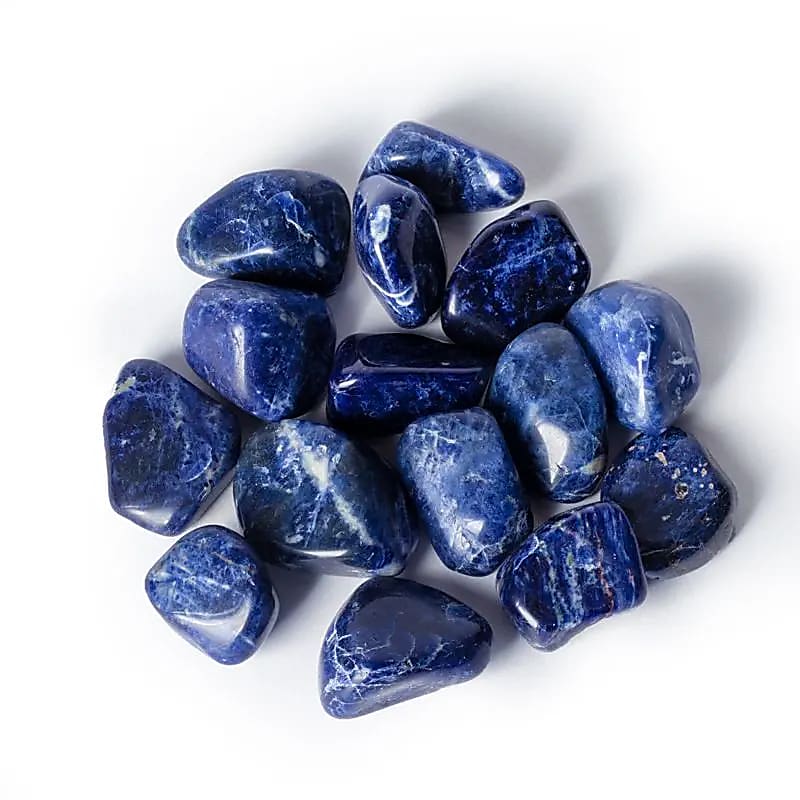 Sodalite Tumbled Stones A Quality - ±3-8 Cm; ±500 G