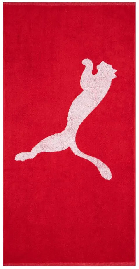 Puma Handduk L 70x140cm Röd Svart