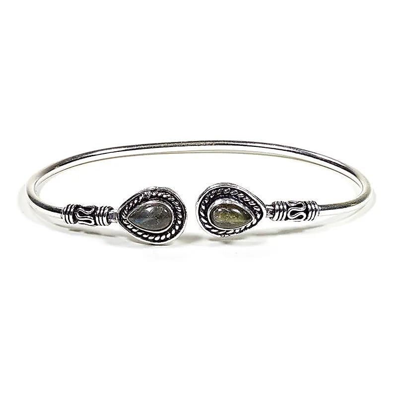 Bracelet With Labradorite --package Of 2 Pcs - ±6.5cm
