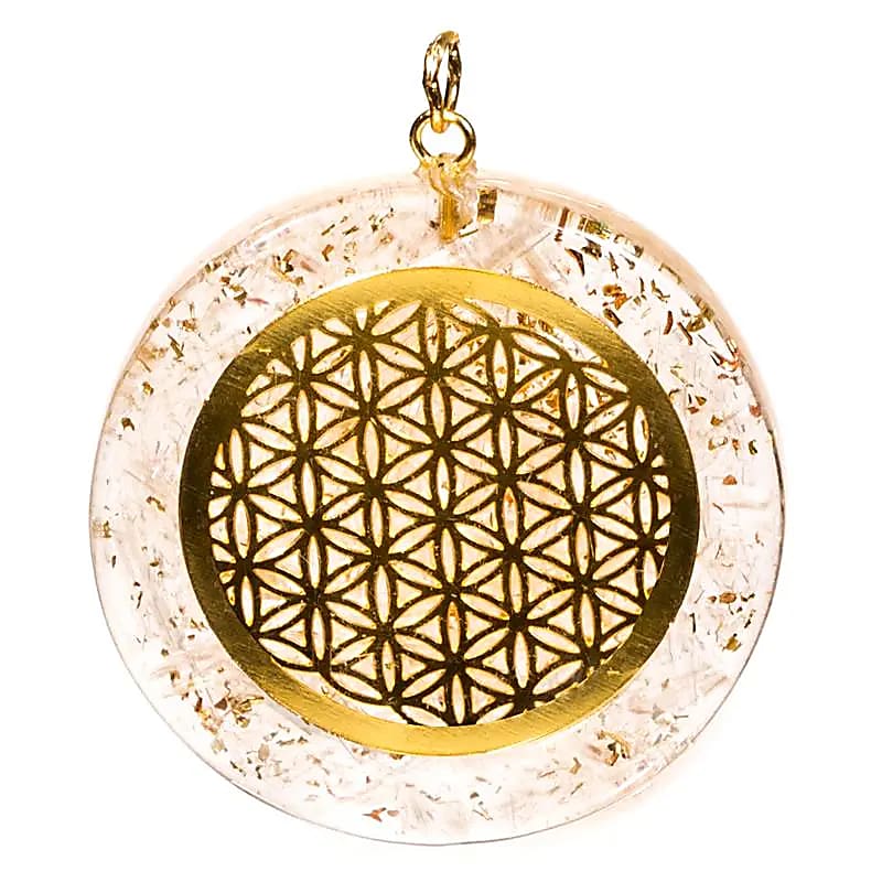 Orgonite Hanger Bloem Des Levens Seleniet - 4 Cm