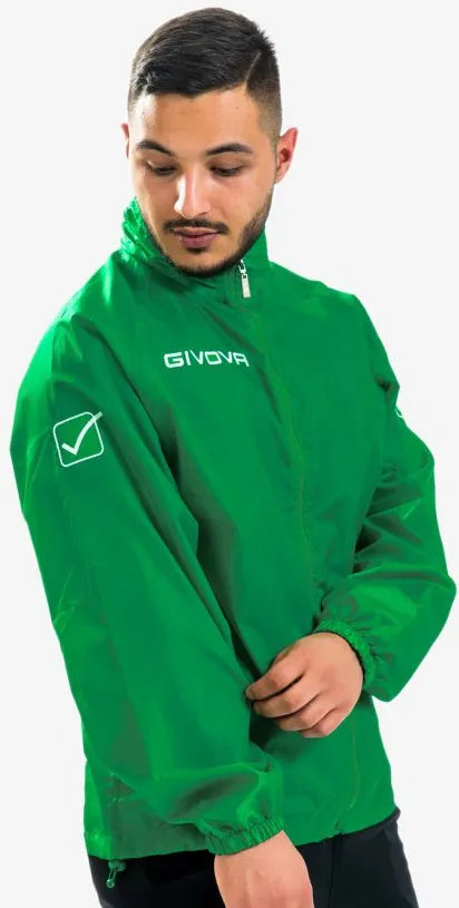 Kurtka sportowa Givova Basico w kolorze zielonym