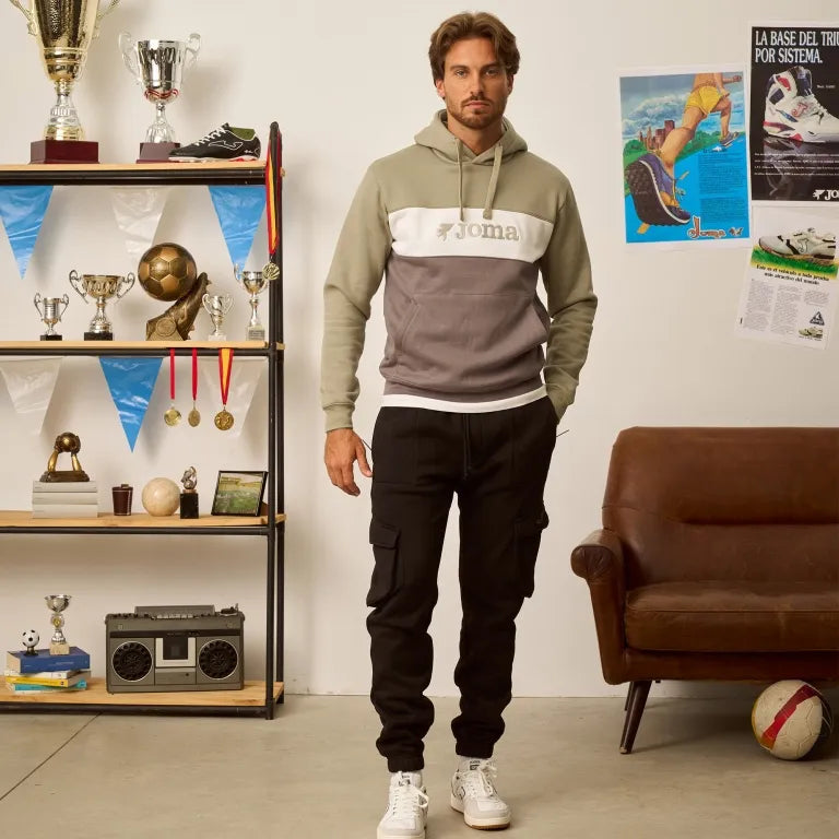 Pantalon de survêtement masculin Joma University Long Pantal Black M