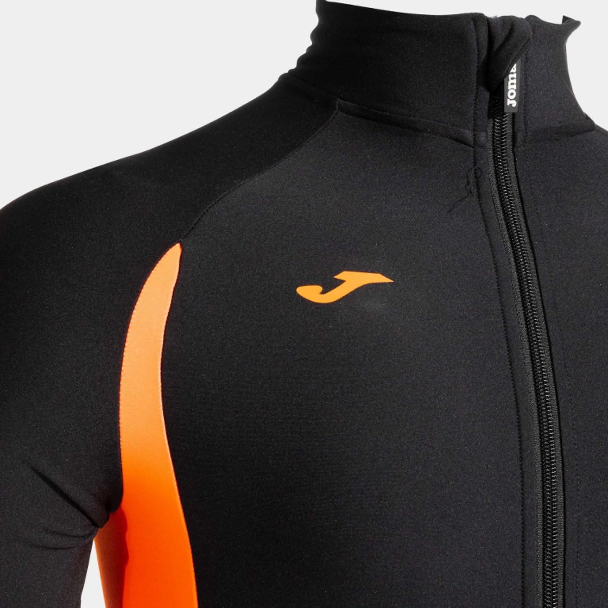 Hanorac/sacou de ciclism joma crono fermoar complet fluor negru negru m