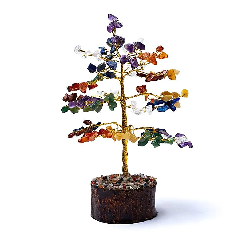 Gemstone Tree 7 Chakra's - ±18cm