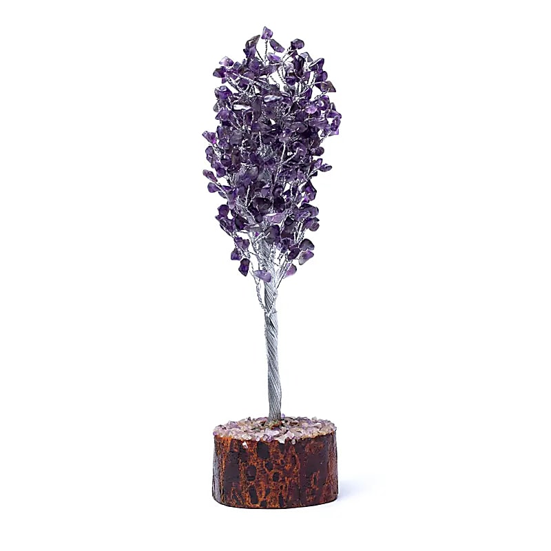 Arbre à pierres précieuses Améthyste - ±23 cm