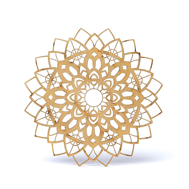 Décoration murale Mandala - lot de 2 pièces - 25 cm
