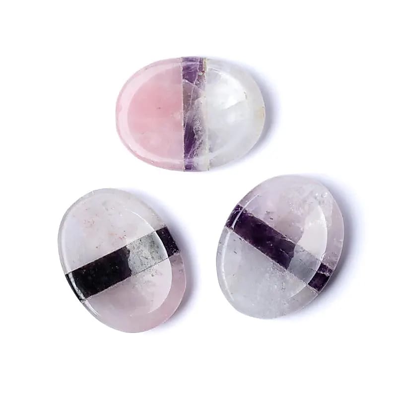 Worry Stones Golden Triangle --balení 3ks - 4x3x1cm