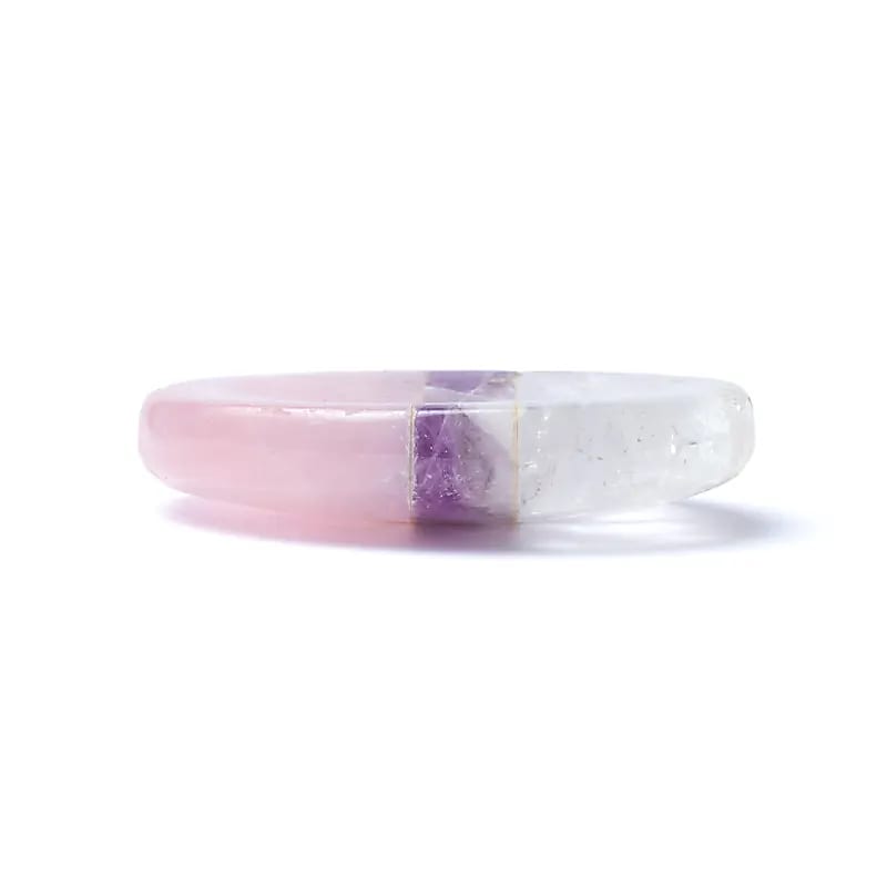 Worry Stones Gouden Driehoek --pakket van 3 stuks - 4x3x1cm