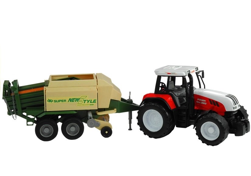 Veľký traktor s prívesom Poľnohospodársky stroj 65 cm
