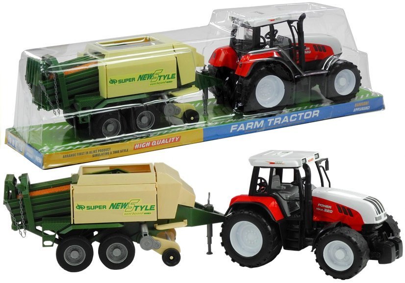 Veľký traktor s prívesom Poľnohospodársky stroj 65 cm