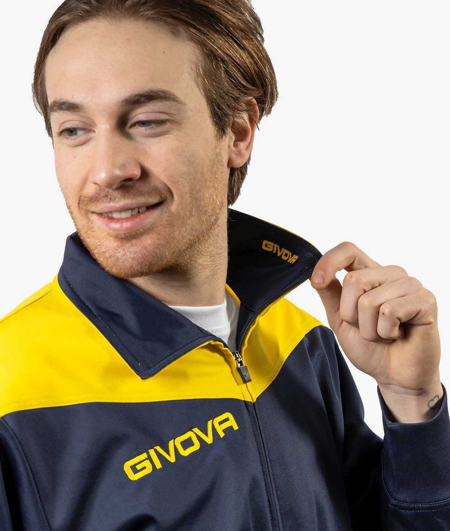 Sportset givova roma blå-gul blå 2xl