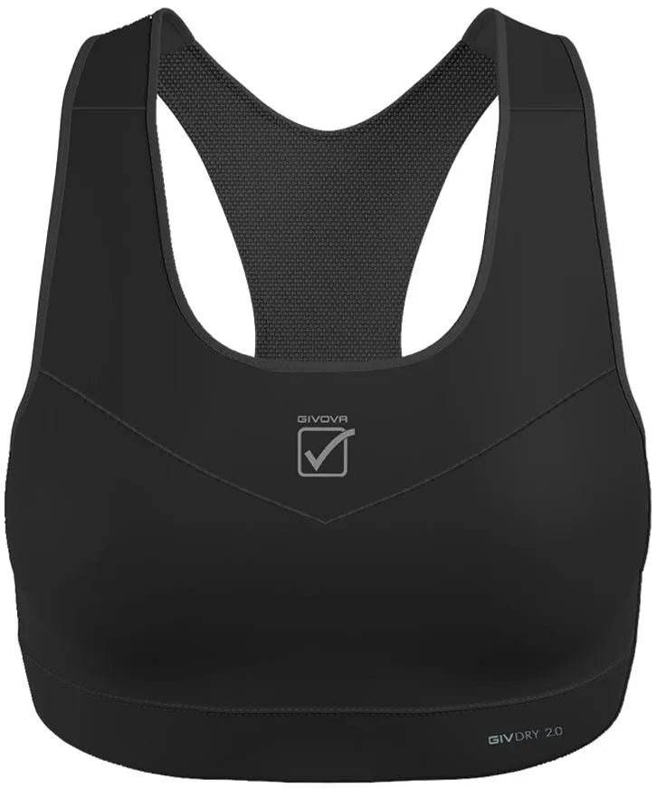 Sujetador deportivo givova top donna negro xs